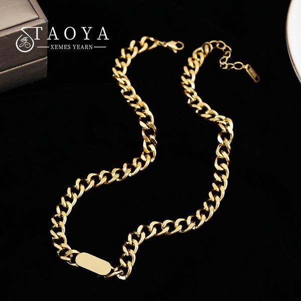 european and american hip hop girls' simple thick chain stainless steel chokers necklace punk jewelry neck chain for woman 2021, Silver
european and american hip hop girls' simple thick chain stainless steel chokers necklace punk jewelry neck chain for woman 2021, Silver