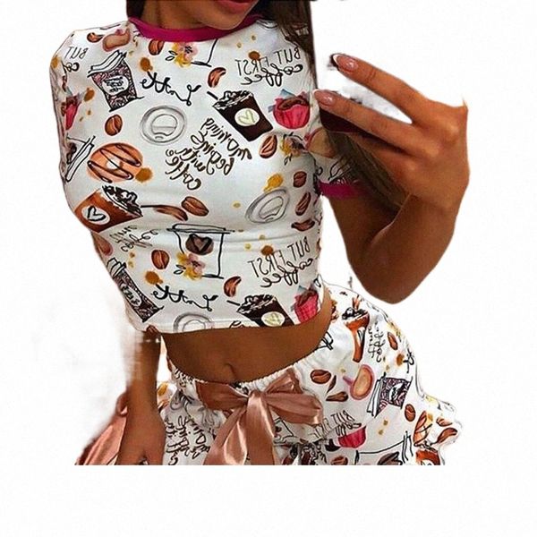 omsj 2020 new women funny sleepwear party suit summer casual crop and shorts sets female two piece outfits fashion tracksuit j7ok#, White
omsj 2020 new women funny sleepwear party suit summer casual crop and shorts sets female two piece outfits fashion tracksuit j7ok#, White