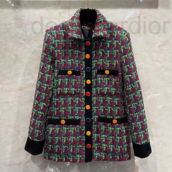 women's jackets designer colorful button wool tweed coat female nanyou design feeling red green woven thousand bird plaid reqr, Black;brown
women's jackets designer colorful button wool tweed coat female nanyou design feeling red green woven thousand bird plaid reqr, Black;brown