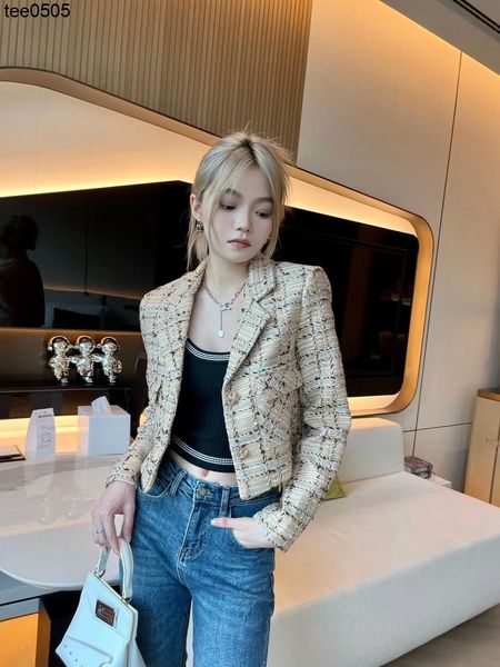 women's wool blends chaopai 22 autumn and winter new fashion tweed small fragrant coat casual and versatile, Black
women's wool blends chaopai 22 autumn and winter new fashion tweed small fragrant coat casual and versatile, Black