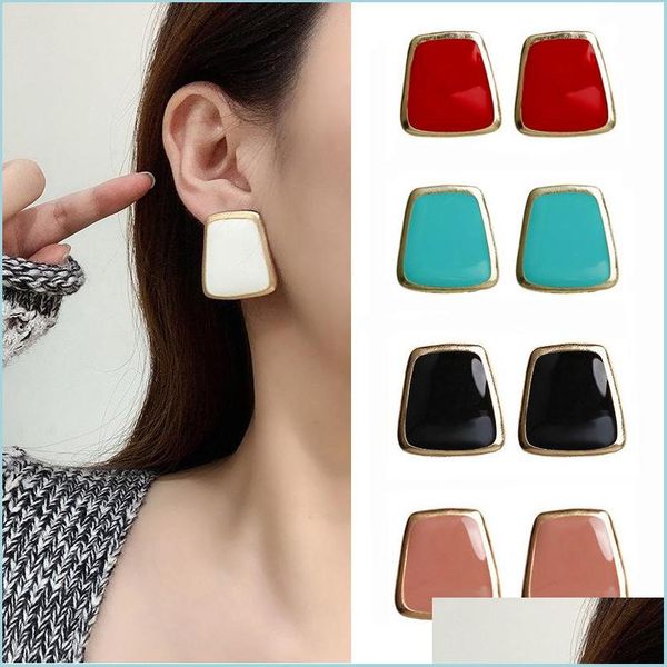 stud enamel korean stud earrings for women fashion jewlery simple earring 2896 q2 drop delivery 2021 jewelry dhseller2010 dhge6, Golden;silver
stud enamel korean stud earrings for women fashion jewlery simple earring 2896 q2 drop delivery 2021 jewelry dhseller2010 dhge6, Golden;silver