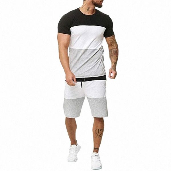 men's tracksuits 2022 sets mens 2 piece outfit sport set short sleeve summer leisure casual thin suit cloth q3lk#, Gray
men's tracksuits 2022 sets mens 2 piece outfit sport set short sleeve summer leisure casual thin suit cloth q3lk#, Gray