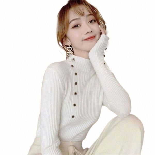 women's sweaters button half turtleneck women sweater autumn winter casual long sleeve slim pullover knitted jumper h0el#, White;black
women's sweaters button half turtleneck women sweater autumn winter casual long sleeve slim pullover knitted jumper h0el#, White;black