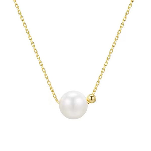 Simple Design Single Pearl Pendant Necklace For Woman Chokers Jewelry Lady's Elegant Summer Clavicle Thin Neck Chain
Simple Design Single Pearl Pendant Necklace For Woman Chokers Jewelry Lady's Elegant Summer Clavicle Thin Neck Chain