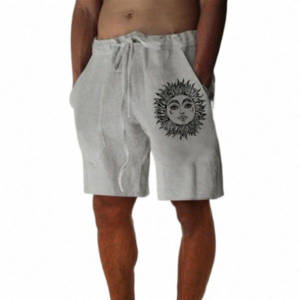 men's shorts mens loose summer casual cotton linen male sun moon print vintage trouser men patchwork drawstring leisure pantsmen's, White;black
men's shorts mens loose summer casual cotton linen male sun moon print vintage trouser men patchwork drawstring leisure pantsmen's, White;black