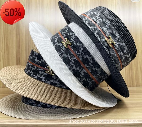 designer brand new men's and women's hats triumphal arch straw red casual, Blue;gray
designer brand new men's and women's hats triumphal arch straw red casual, Blue;gray