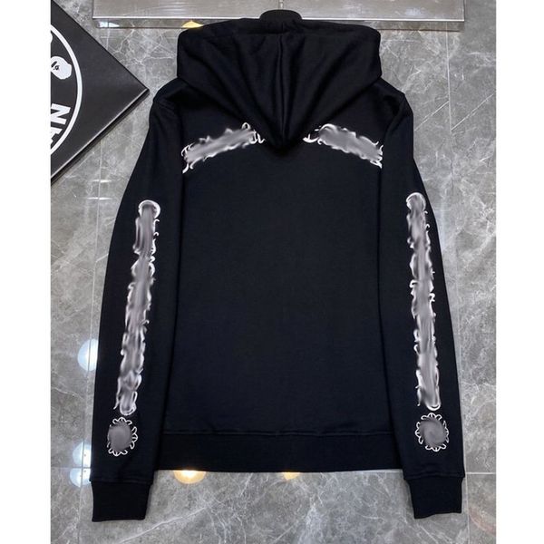 fashion luxury men's sweatshirts classic ch zipper hoodies women men loose pullover hooded designer horseshoe sanskrit hoodie sweater j, Black
fashion luxury men's sweatshirts classic ch zipper hoodies women men loose pullover hooded designer horseshoe sanskrit hoodie sweater j, Black