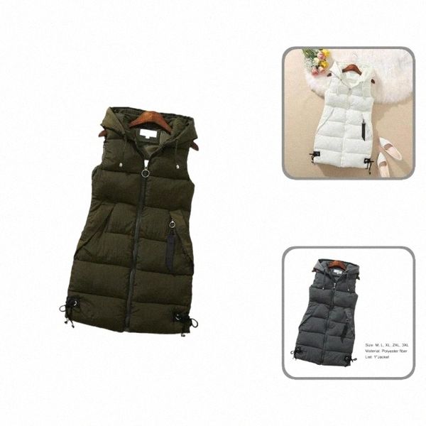 women's vests quilted vest zipper streetwear comfy slim drawstring down cotton for outdoor f17x#, Black;white
women's vests quilted vest zipper streetwear comfy slim drawstring down cotton for outdoor f17x#, Black;white