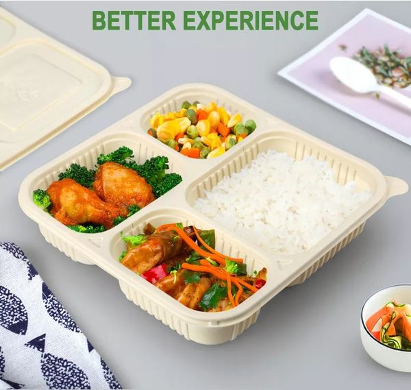 850ml disposable 4 parts safe meal prep containers microwave food storage lunch box food container tableware
850ml disposable 4 parts safe meal prep containers microwave food storage lunch box food container tableware