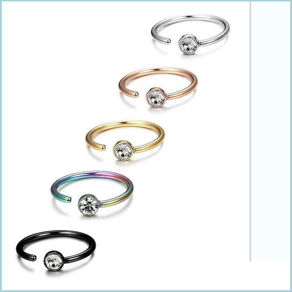 nose rings studs c shaped body piercing nose ring stud crystal diamond stainless steel nail for women fashion jewelry dhseller2010 dhinf, Silver
nose rings studs c shaped body piercing nose ring stud crystal diamond stainless steel nail for women fashion jewelry dhseller2010 dhinf, Silver