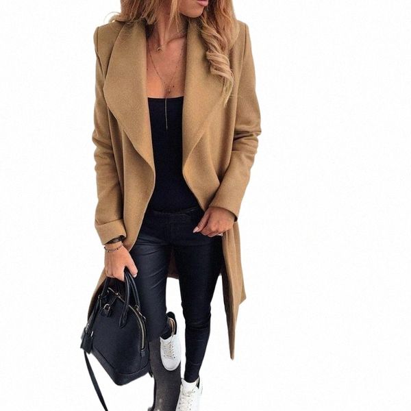 long wool blends coat women lapel wide collar open front cardigan jacket office warm overcoat womens ladies coat manteau femme z06l#, Black
long wool blends coat women lapel wide collar open front cardigan jacket office warm overcoat womens ladies coat manteau femme z06l#, Black