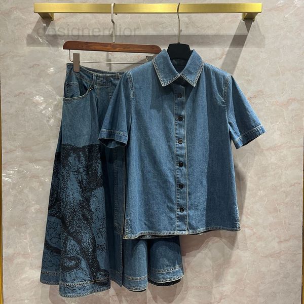 women's tracksuits designer animal tiger embroidery patch print fashion casual denim set ins half skirt shirt kfuh, Gray
women's tracksuits designer animal tiger embroidery patch print fashion casual denim set ins half skirt shirt kfuh, Gray