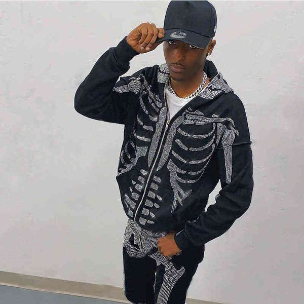 men's hoodies american fashion selling rhinestones skeleton print black y2k gothic long-sleeve full zip hoodie oversized sweatshirt jac
men's hoodies american fashion selling rhinestones skeleton print black y2k gothic long-sleeve full zip hoodie oversized sweatshirt jac