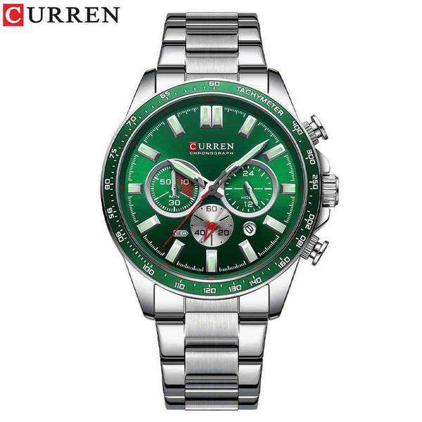 wristwatches8418 men's calendar steel band watch six pin multifunctional quartz 220917, Slivery;brown
wristwatches8418 men's calendar steel band watch six pin multifunctional quartz 220917, Slivery;brown