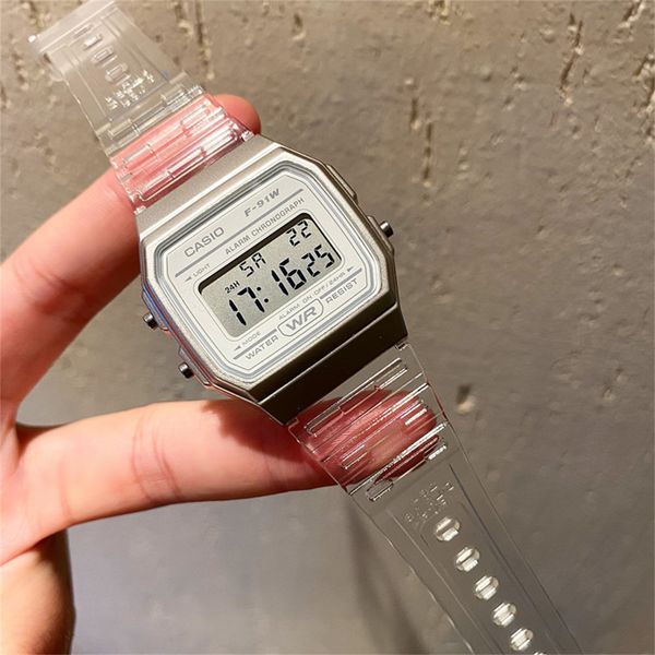 watches wristwatches small square jelly f-91ws-7 w-1 men's women's watch student classic waterproof, Silver
watches wristwatches small square jelly f-91ws-7 w-1 men's women's watch student classic waterproof, Silver
