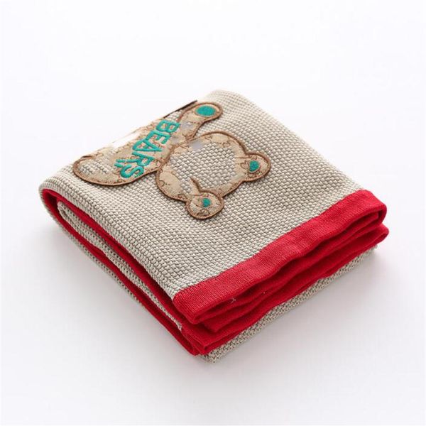 2022 baby cartoon bear blankets kids letters printed blanket 100% cotton newborn baby knitted swaddling3140
2022 baby cartoon bear blankets kids letters printed blanket 100% cotton newborn baby knitted swaddling3140
