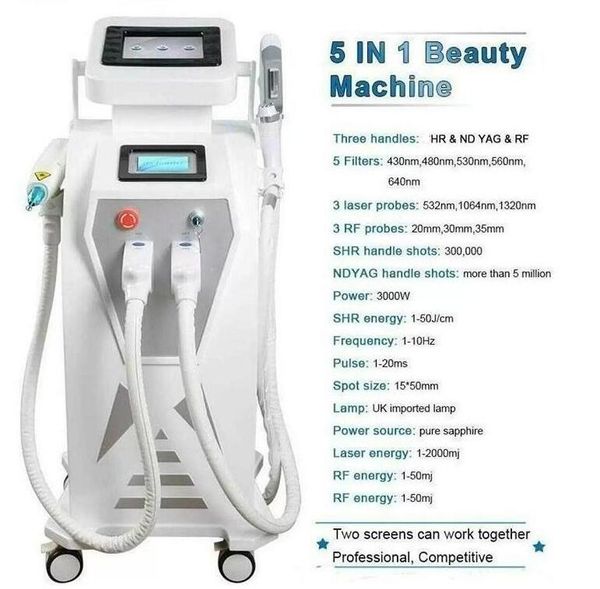 2022 import accessoires laser multi-function ipl tattoo removal machine vascular pigment acne therapy laser 5 filters opt tattoo/ acne/pigme, Black
2022 import accessoires laser multi-function ipl tattoo removal machine vascular pigment acne therapy laser 5 filters opt tattoo/ acne/pigme, Black