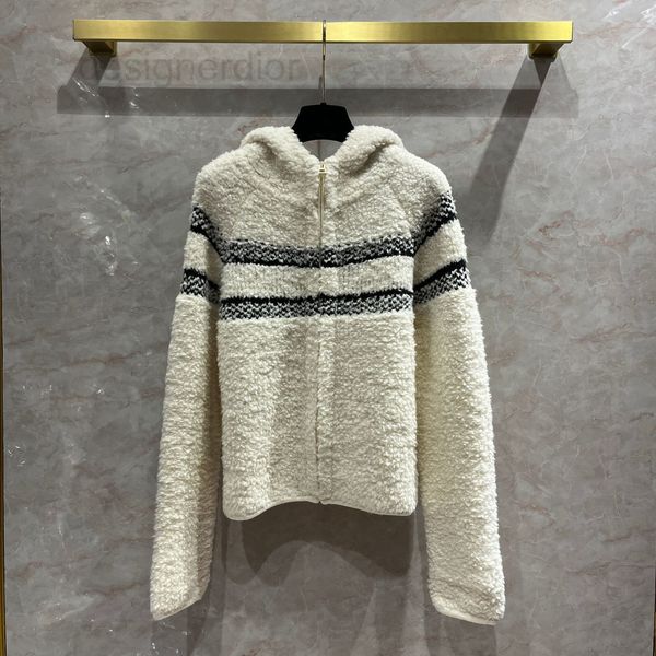 women's jackets designer fabric comfortable lamb wool hooded embroidery chic casual ins fleece zipper cw0f, Black;brown
women's jackets designer fabric comfortable lamb wool hooded embroidery chic casual ins fleece zipper cw0f, Black;brown