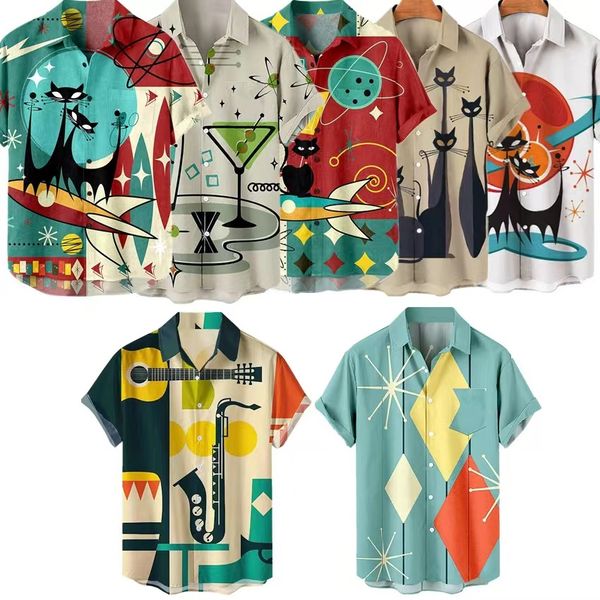 european and american men's t-shirts summer new t-shirts large size digital printing casual short-sleeved shirts factory direct sales., White;black
european and american men's t-shirts summer new t-shirts large size digital printing casual short-sleeved shirts factory direct sales., White;black