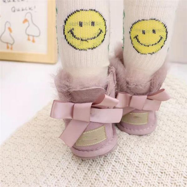 kids bows boots shoes genuine leather infant toddlers snow boot solid color winter keep warm girls footwear342j, Black;grey
kids bows boots shoes genuine leather infant toddlers snow boot solid color winter keep warm girls footwear342j, Black;grey