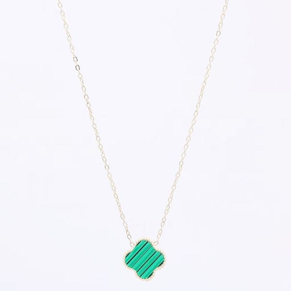18k gold 4 leaf grass necklace designer women's pendant classic luxury girl valentine's day love gift 316l stainless steel jewelry, Silver 
18k gold 4 leaf grass necklace designer women's pendant classic luxury girl valentine's day love gift 316l stainless steel jewelry, Silver