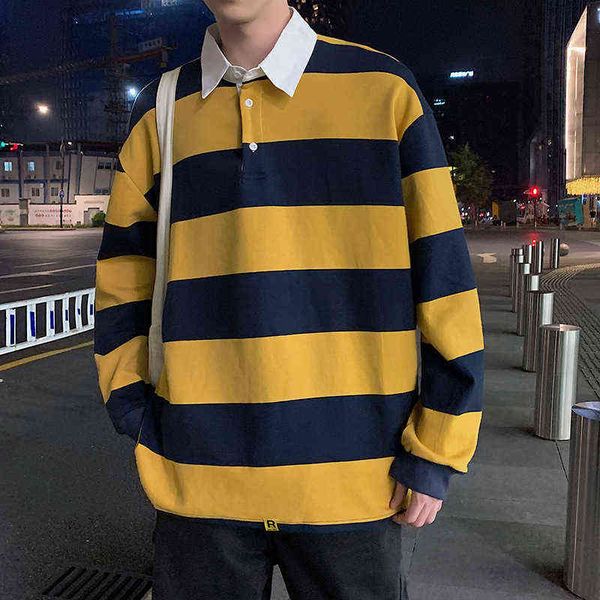 men's hoodies sweatshirts long sleeve collared sweatshirt for men women streetwea korean fashion pullovers vintage striped shirt clothe, Black
men's hoodies sweatshirts long sleeve collared sweatshirt for men women streetwea korean fashion pullovers vintage striped shirt clothe, Black