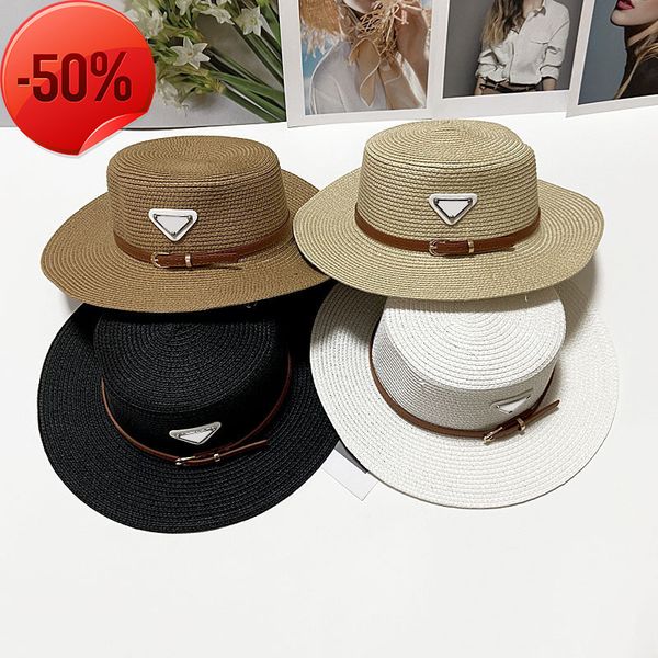 designer brand new men's and women's hats right flat fashion p belt sunshade straw leisure sun, Blue;gray
designer brand new men's and women's hats right flat fashion p belt sunshade straw leisure sun, Blue;gray