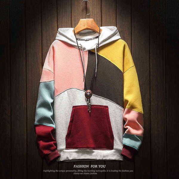 men's hoodies sweatshirts hoodies men autumn winter casual loose fashion mans beggar punk hip pop patchwork velvet pullover couples mal, Black
men's hoodies sweatshirts hoodies men autumn winter casual loose fashion mans beggar punk hip pop patchwork velvet pullover couples mal, Black