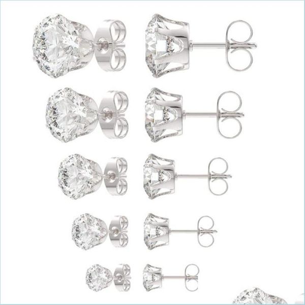 stud m-8mm crystal wedding stud earrings for women bohemian round crown cz zircon ladies girls simated diamond jewelry g dhseller2010 dhhmo, Golden;silver
stud m-8mm crystal wedding stud earrings for women bohemian round crown cz zircon ladies girls simated diamond jewelry g dhseller2010 dhhmo, Golden;silver