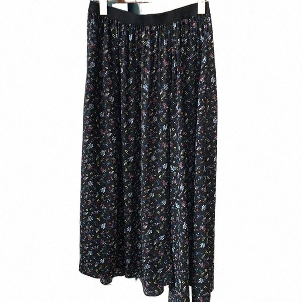 women's floral printed long skirt elastic wasit loose female midi with pockets 2021 spring skirts q5mu#, Black
women's floral printed long skirt elastic wasit loose female midi with pockets 2021 spring skirts q5mu#, Black