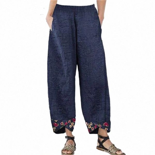 women's pants & capris 5xl plus size trousers women vintage high waist casual floral printed harem female oversize pockets elastic muje, Black;white
women's pants & capris 5xl plus size trousers women vintage high waist casual floral printed harem female oversize pockets elastic muje, Black;white