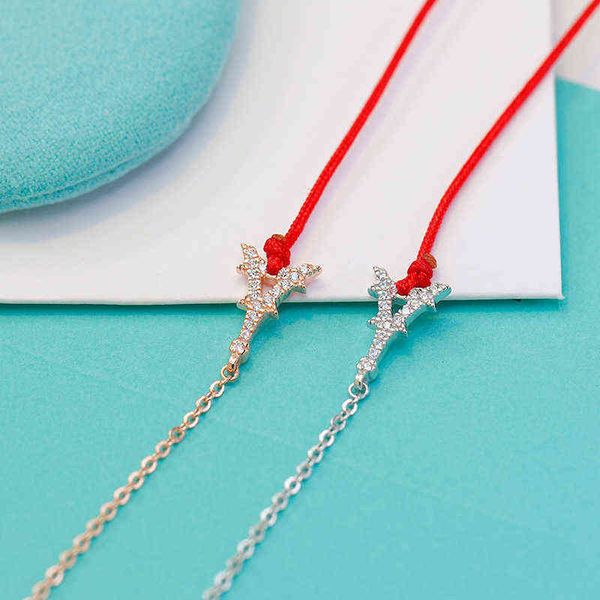 link chain famous designer original women's chain bracelet s925 fashion brand silver red rope bracelet with box g220916, Black
link chain famous designer original women's chain bracelet s925 fashion brand silver red rope bracelet with box g220916, Black