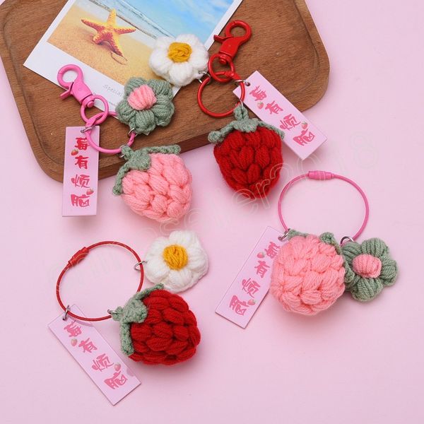 knitted fruit keychain simulation strawberry cherry pear persimmon peach key ring women girl car bag key pendant jewelry, Silver
knitted fruit keychain simulation strawberry cherry pear persimmon peach key ring women girl car bag key pendant jewelry, Silver