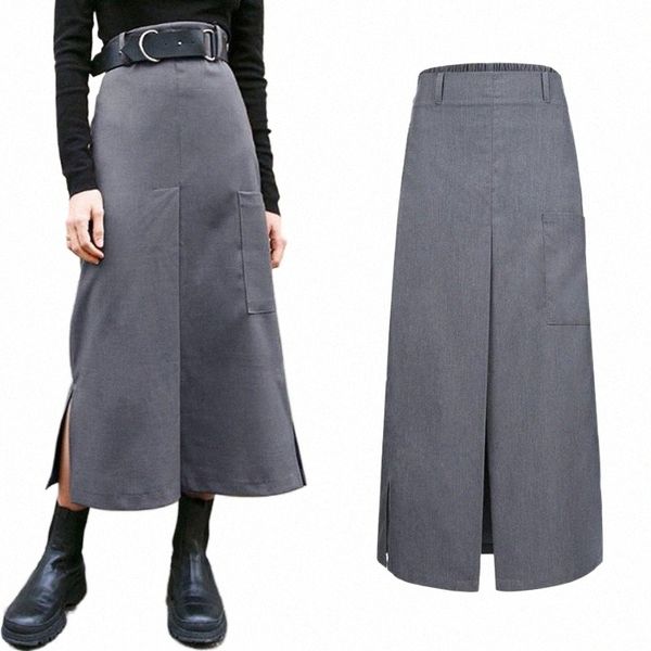 elegant spring midi skirts women's split sundress high waist vestidos female pockets robe femme plus size faldas saia 7 x4zq#, Black
elegant spring midi skirts women's split sundress high waist vestidos female pockets robe femme plus size faldas saia 7 x4zq#, Black