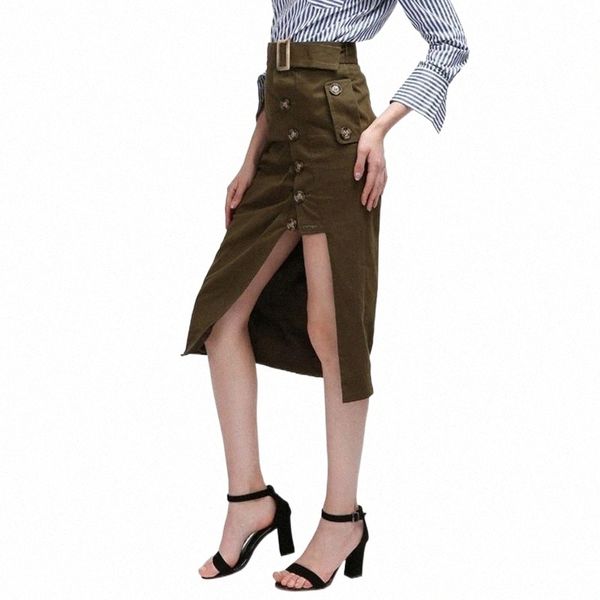 skirts 2021 summer army green women high waist lace up side split buttons midi skirt female fashion clothes b9p6#, Black
skirts 2021 summer army green women high waist lace up side split buttons midi skirt female fashion clothes b9p6#, Black
