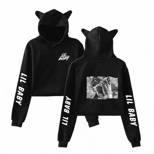 lilbaby printing cat cropped hoodies girl long sleeve hooded pullover crop gothic punk hip hop loose ins tide kpop women's & sweat c7d, Black
lilbaby printing cat cropped hoodies girl long sleeve hooded pullover crop gothic punk hip hop loose ins tide kpop women's & sweat c7d, Black