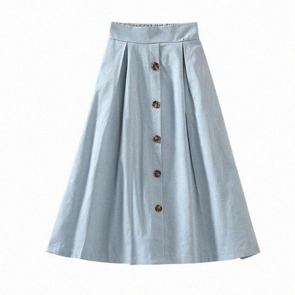skirts summer cotton blend preppy skirt single-breasted buttons pockets pleated a-line mid calf i7zu#, Black
skirts summer cotton blend preppy skirt single-breasted buttons pockets pleated a-line mid calf i7zu#, Black