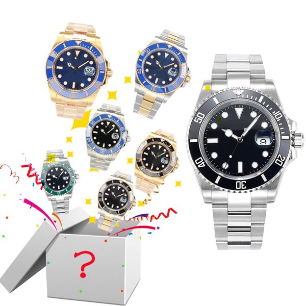 watches mystery box gift surprise men's watch 40mm u1 factory stainless steel strap ceramic rotating bezel submarine series, Silver
watches mystery box gift surprise men's watch 40mm u1 factory stainless steel strap ceramic rotating bezel submarine series, Silver