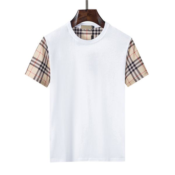 22 designer brand t-shirts fashion short sleeve striped check printing t shirt man women streets luxurys clothes dress sweatshirt joker t-sh, White;black
22 designer brand t-shirts fashion short sleeve striped check printing t shirt man women streets luxurys clothes dress sweatshirt joker t-sh, White;black