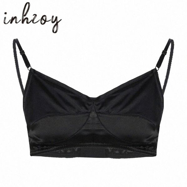 sissy lingerie for men soft satin bralette adjustable spaghetti straps crossdressing erotic gay underwear male bra bras sets n1m1#, Red;black
sissy lingerie for men soft satin bralette adjustable spaghetti straps crossdressing erotic gay underwear male bra bras sets n1m1#, Red;black