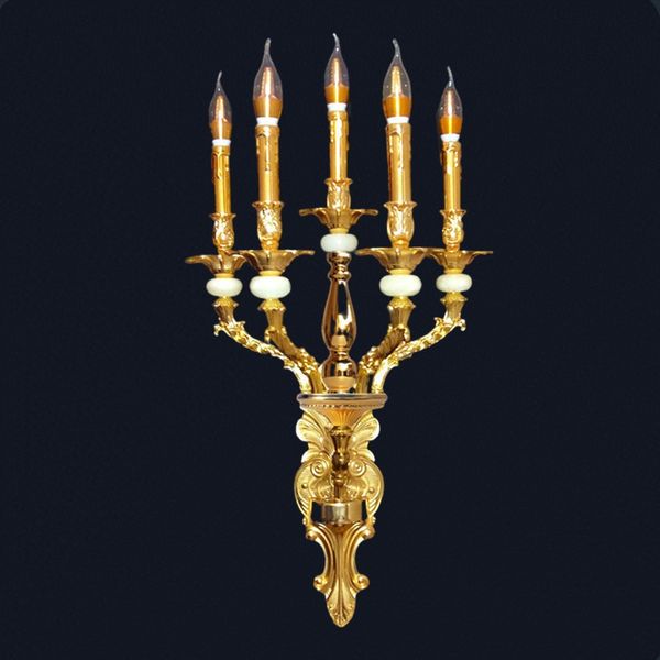 luxury lobby l villa exhibition hall wall lamps creative gold ktv candle lamp fashion living room bedroom bedside lights european zinc alloy
luxury lobby l villa exhibition hall wall lamps creative gold ktv candle lamp fashion living room bedroom bedside lights european zinc alloy