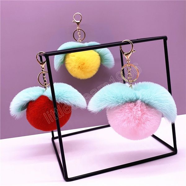 fruit keychain cute cartoon plush pendant peach car key chain bag hanging accessories creative gift lanyard for keys, Silver
fruit keychain cute cartoon plush pendant peach car key chain bag hanging accessories creative gift lanyard for keys, Silver