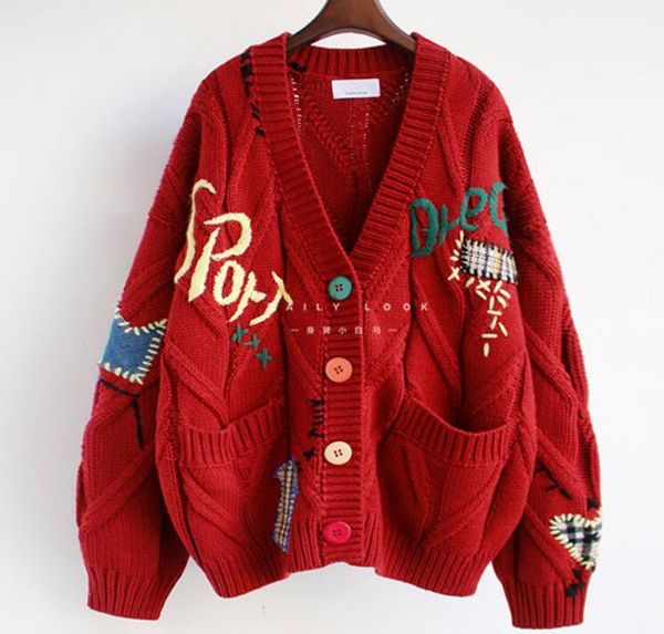 2023 autumn winter women cardigan warm knitted sweater jacket pocket embroidery fashion knit cardigans coat lady loose sweaters s-2xx, White;black
2023 autumn winter women cardigan warm knitted sweater jacket pocket embroidery fashion knit cardigans coat lady loose sweaters s-2xx, White;black