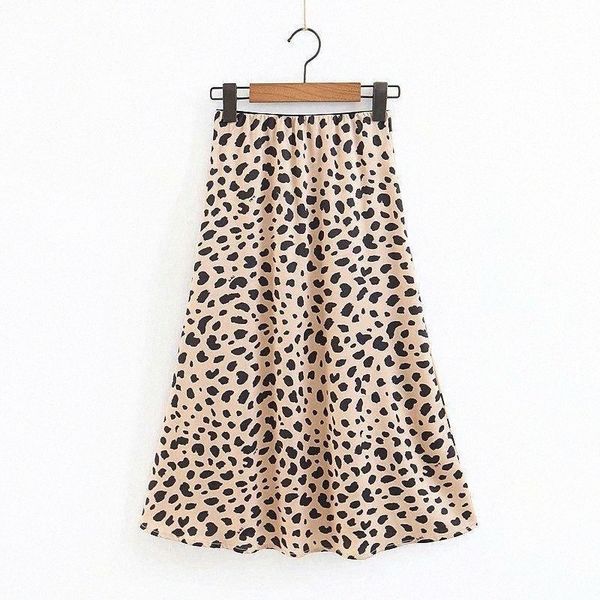 skirts arrival european and american fashion wind leopard print half 22px#, Black