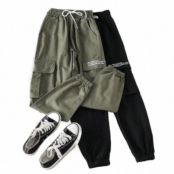 high waist hip elastic pants spring summer 2021 double pocket design trousers causal harem pantalones mujer women's & capris e60v#, Black;white
high waist hip elastic pants spring summer 2021 double pocket design trousers causal harem pantalones mujer women's & capris e60v#, Black;white