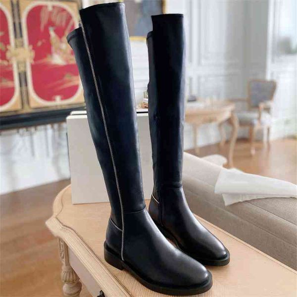 boots knee length boots leather elastic women's in autumn and winter thin legs thick heels tall tubular cavalry, Black
boots knee length boots leather elastic women's in autumn and winter thin legs thick heels tall tubular cavalry, Black