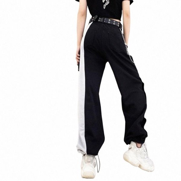 arrival women fashion contrast cargo pants female elastic waist wide leg trousers ladies korean high street pant plus size women's & ca, Black;white
arrival women fashion contrast cargo pants female elastic waist wide leg trousers ladies korean high street pant plus size women's & ca, Black;white