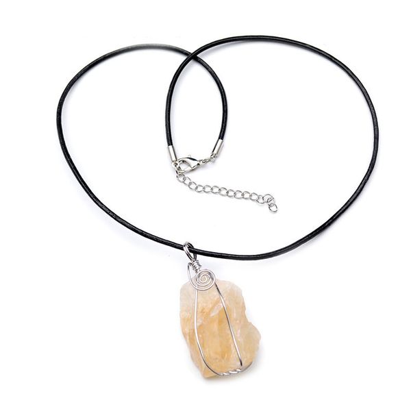 irregular rough natural rose quartz necklace mineral gemstone wire wrapped jewelry fashion couple decoration pendant necklace party gift, Silver
irregular rough natural rose quartz necklace mineral gemstone wire wrapped jewelry fashion couple decoration pendant necklace party gift, Silver