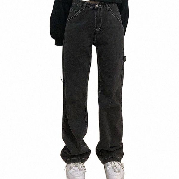women's pants & capris women 2021 retro high-waisted thin drape wide-leg jeans female students loose casual oversize denim trousers l9o, Black;white
women's pants & capris women 2021 retro high-waisted thin drape wide-leg jeans female students loose casual oversize denim trousers l9o, Black;white