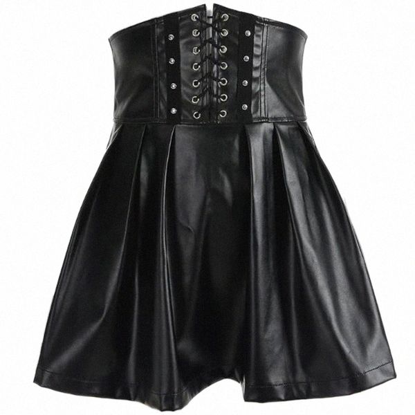 skirts high waist gothic pleated skirt black harajuku punk lace up corset a-line mini womens vintage pu faux leather femme g7t6#
skirts high waist gothic pleated skirt black harajuku punk lace up corset a-line mini womens vintage pu faux leather femme g7t6#
